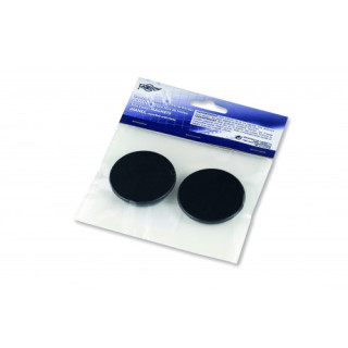 Blister de 2 imanes redondos 40mm. en color negro faibo 60-40-02