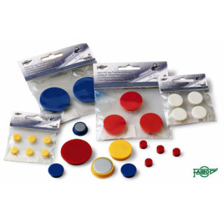 Blister de 3 imanes redondos 30mm. en color negro faibo 60-30-02