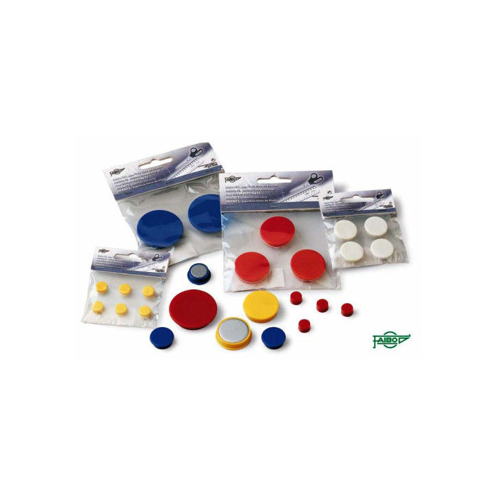 Blister de 3 imanes redondos 30mm. en color negro faibo 60-30-02