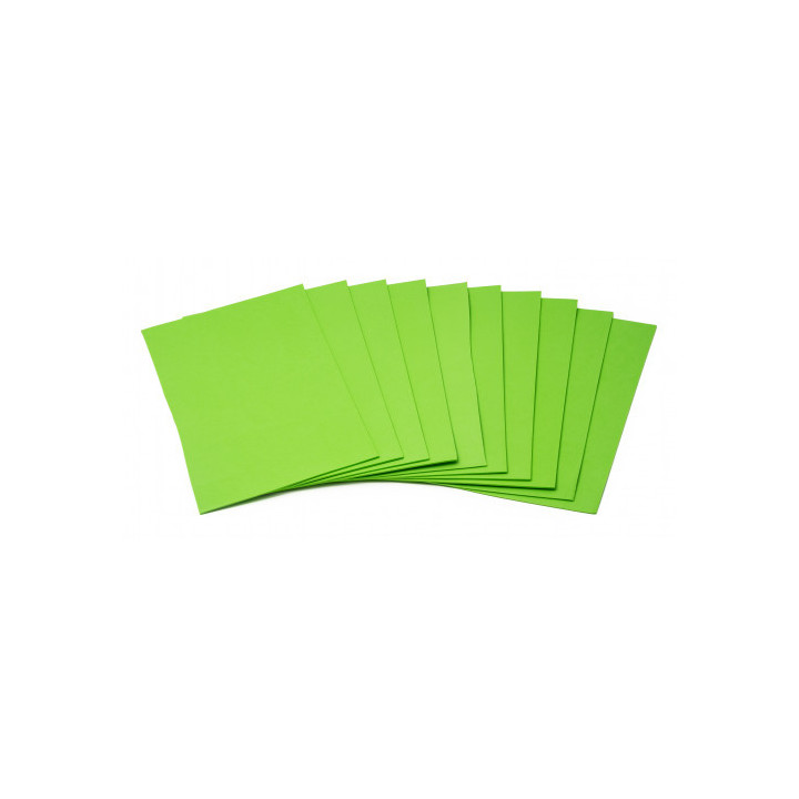 Bolsa de 10 laminas goma eva 40x60 cm. en color verde faibo 1655-10-34