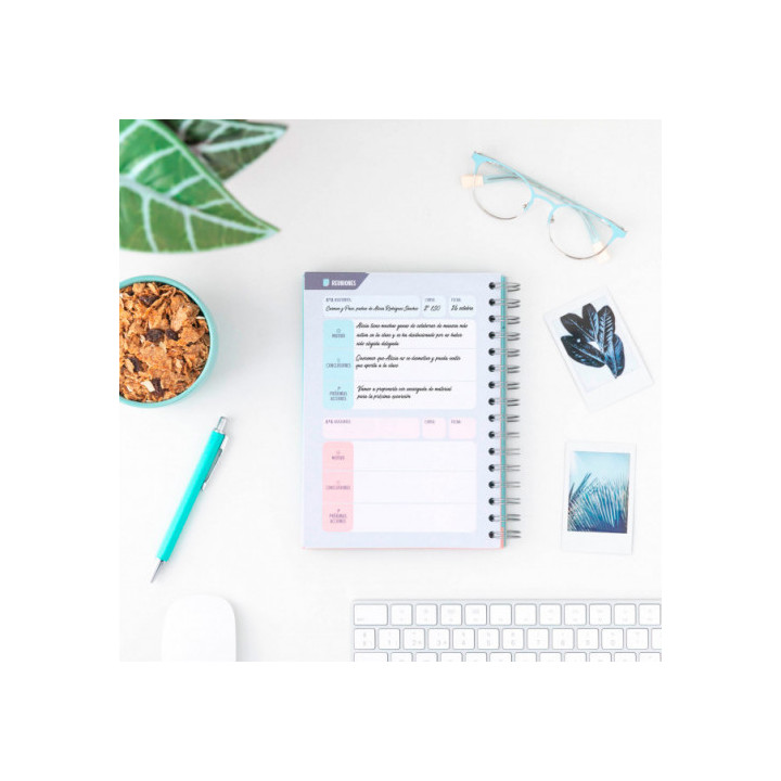 Planificador atemporal para profes doble espiral "lo estas haciendo de 10" mr.wonderful woa09660es