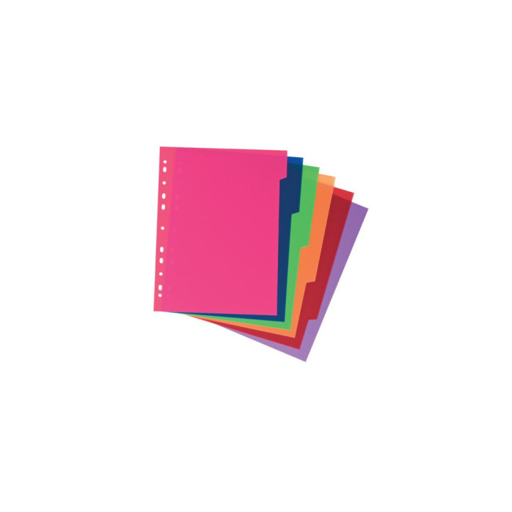 Juego separadores polipropileno extra fuerte 6 posiciones carchivo 49050699