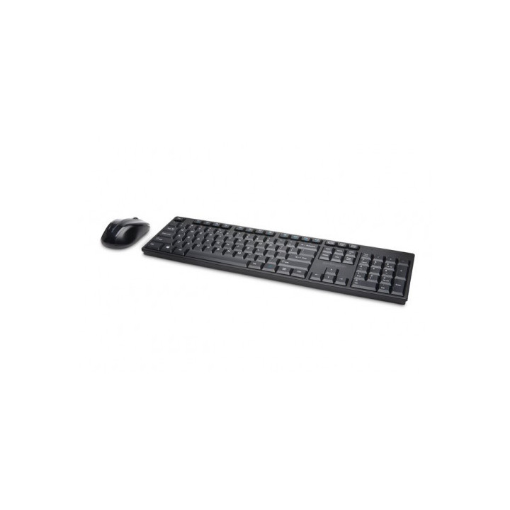 Set de teclado+raton inalambrico pro fit qwerty color negro kensington k75230es