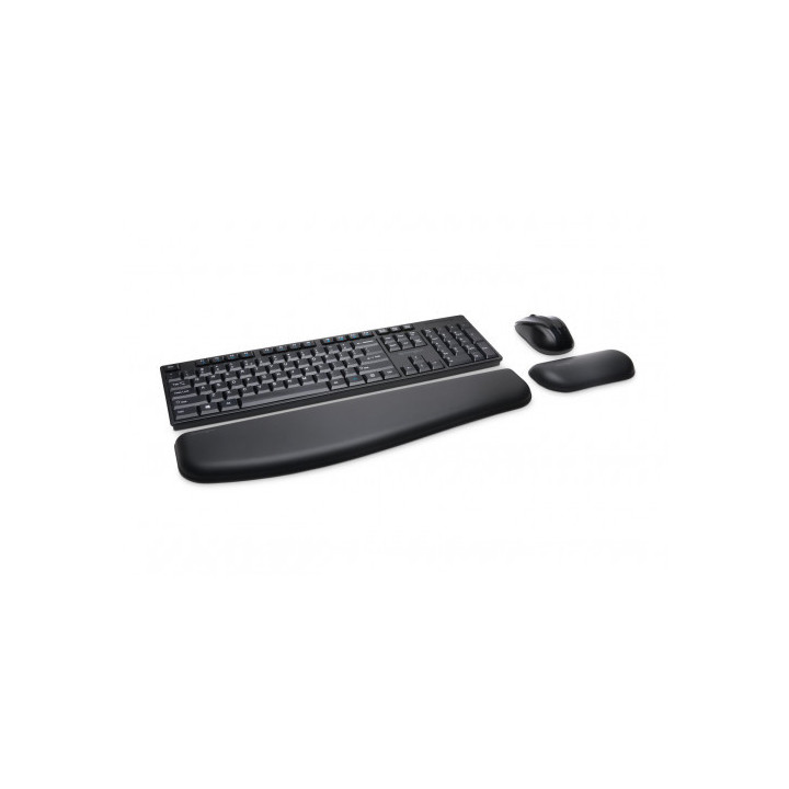 Set de teclado+raton inalambrico pro fit qwerty color negro kensington k75230es