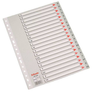 Separador numerico polipropileno multitaladro 1-31 formato folio color gris esselte 47138