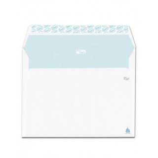 Sam Pack de 250 Sobres de Papel Offset 100grs - Medidas 260x360mm - Autoadhesivo con Tira de Silicona - Color Blanco