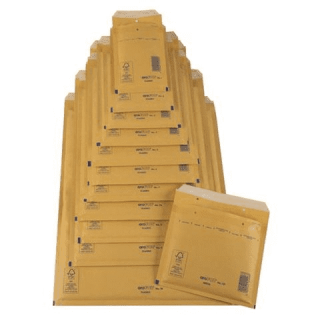 Caja 100 bolsas air bag acolchada nº 17 kraft autoadhesivo tamaño medida interior 230x340 peso 44 grs. sam 145996