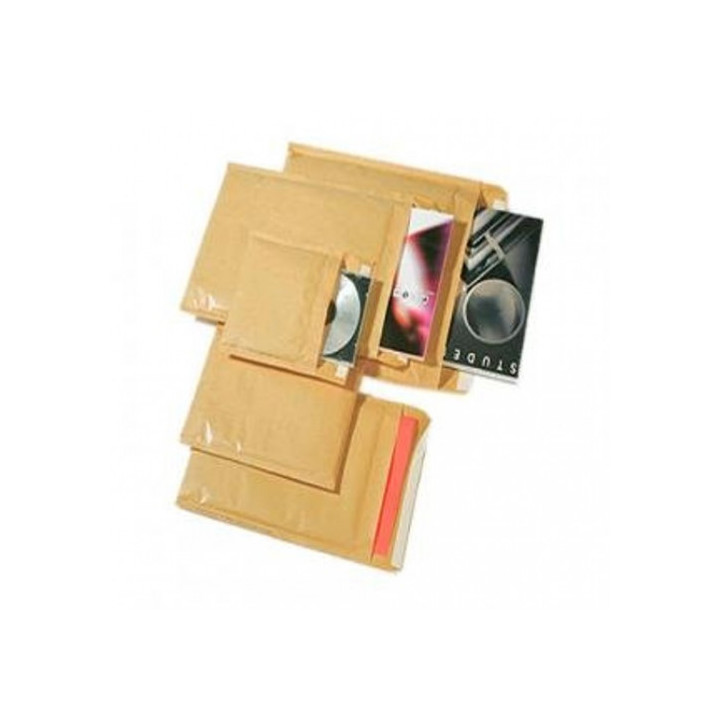 Paquete 10 uds. bolsa air bag acolchada envios especiales ak-cd kraft autoadhesivo medida interior 180x165