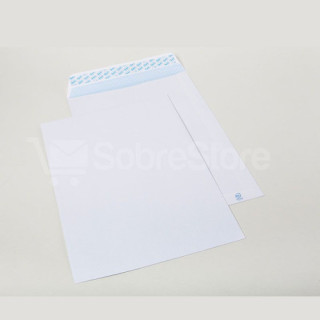 Caja 100 bolsas radiografia (370x450) offset blanco 100 grs. autosam autoadhesivo con tira de silicona sam 147554