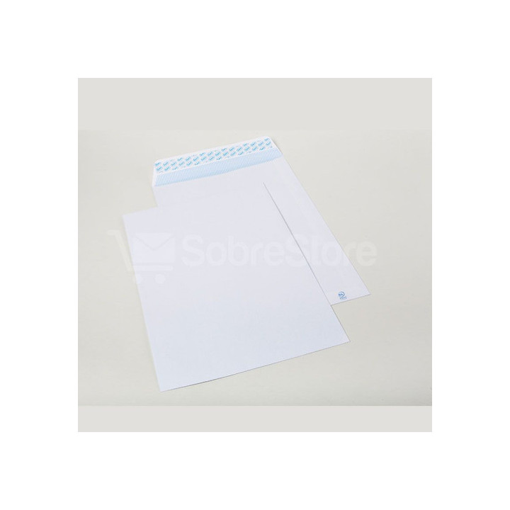 Caja 100 bolsas radiografia (370x450) offset blanco 100 grs. autosam autoadhesivo con tira de silicona sam 147554