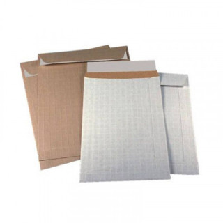 Caja 100 bolsas folio prolongado (260x360) kraft armado 120 grs. autosam autoadhesivo tira de silicona envio seguridad sam 14...