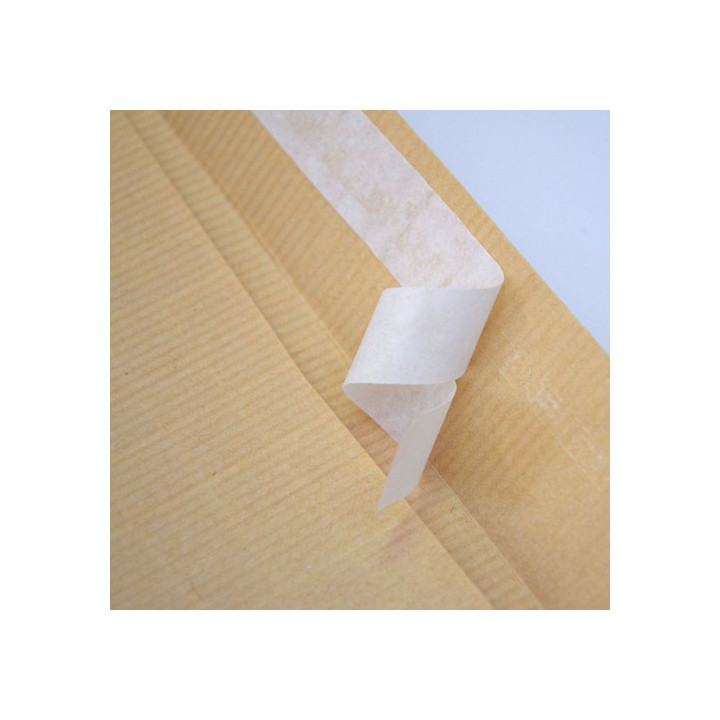 Caja 250 bolsas folio prolongado (260x360) kraft 90 grs. opensam autoadhesivo con tira de silicona sam 145706