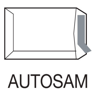 Caja 250 bolsas din c4 (229x324) ofsset blanco 100 grs. v.d. 50x110 b.220 d.20 autosam autoadhesivo con tira silicona sam 148900