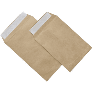 Caja 250 bolsas din c4 (229x324) kraft 90 grs. autosam autoadhesivo con tira silicona sam 145508