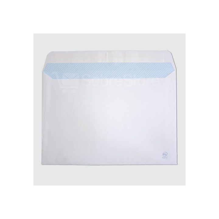 Caja 250 bolsas din c5 (162x229) offset blanco 90 grs. autosam autoadhesivo con tira de silicona sam 148007