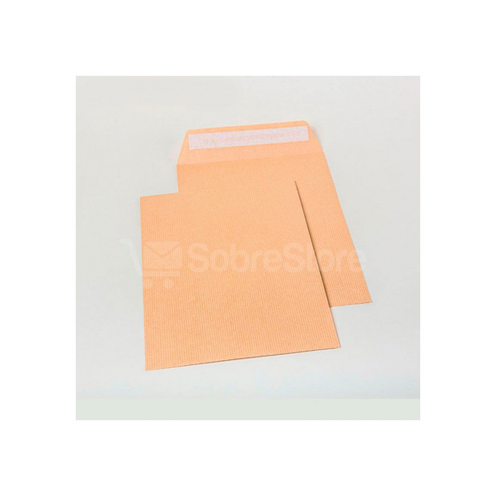 Caja 250 bolsas din c5 (162x229) kraft 80 grs. autosam autoadhesivo con tira de silicona sam 141507