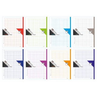 Recambio de colores  90 grs. a-4 (210x297mm.) 100 hojas color turquesa pacsa 21040