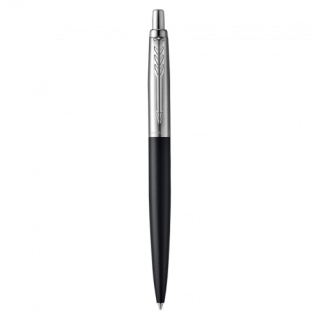 Bolígrafo jotter xl richmond negro mate ribete de color cromo plumín medio tinta azul parker 2068358