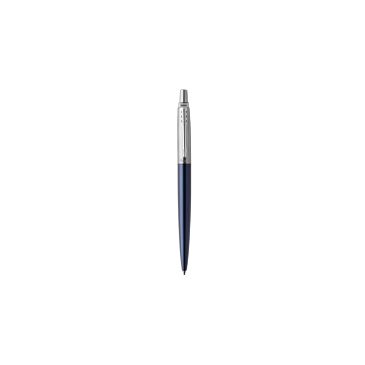 Bolígrafo retráctil jotter royal azul con borde cromado punto medio tinta azul parker 1953186