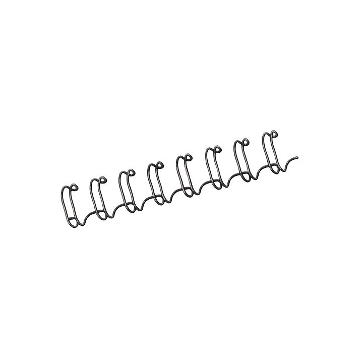 Pack 100 wires 12 mm. negro fellowes 53273
