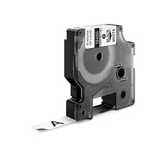 Cinta rotuladora rhinopro nylon flexible blanco 12mm.x3