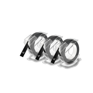 Pack 3 cintas etiquetas negro 9mmx3m. dymo s0847730