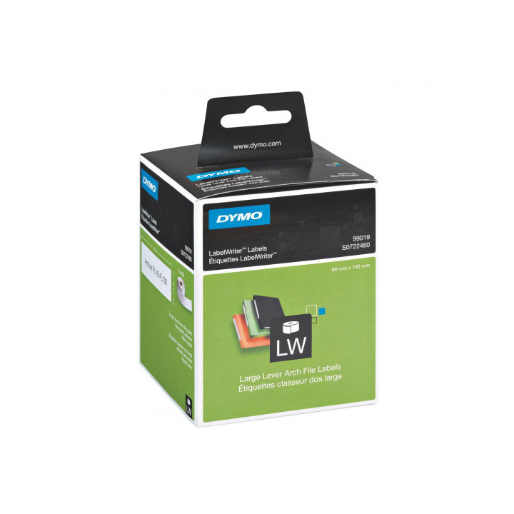 Rollo etiquetas labelwriter 59x190 blanco dymo s0722480