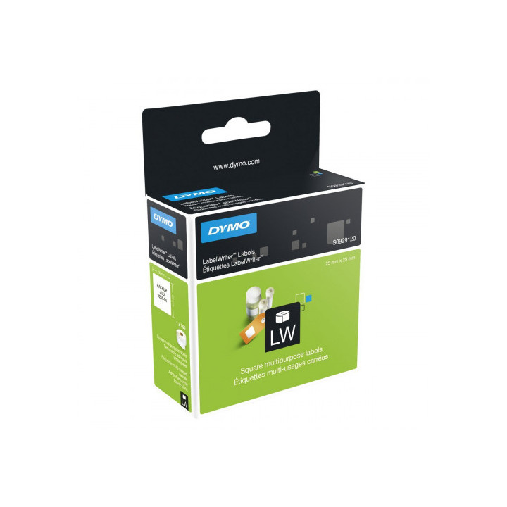 Rollo etiquetas labelwriter 25x25mm blanco dymo s0929120