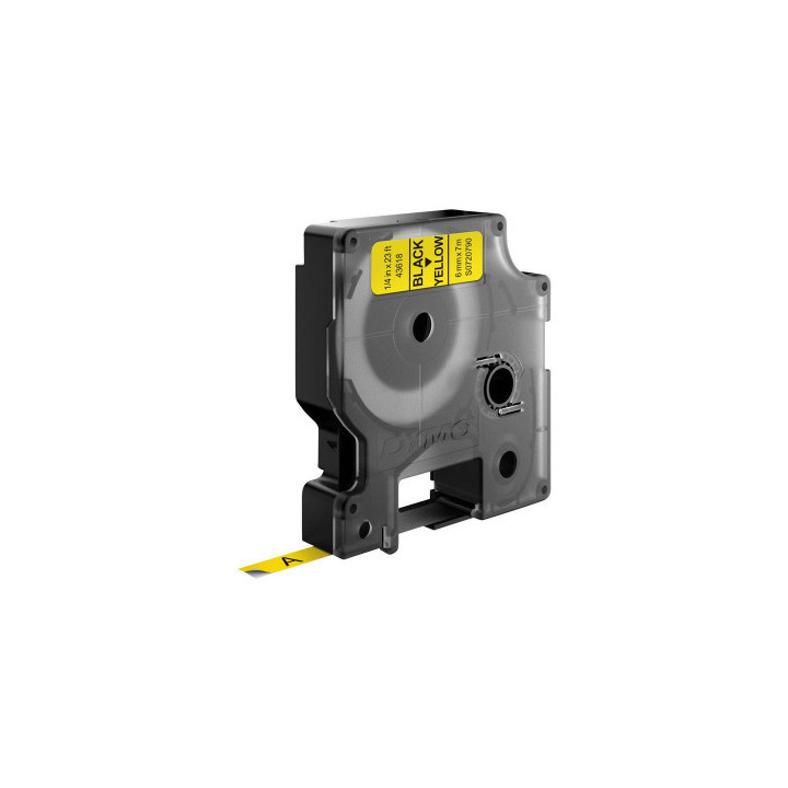 Cinta rotuladora d1 6mmx7m negro/amarillo dymo s0720790