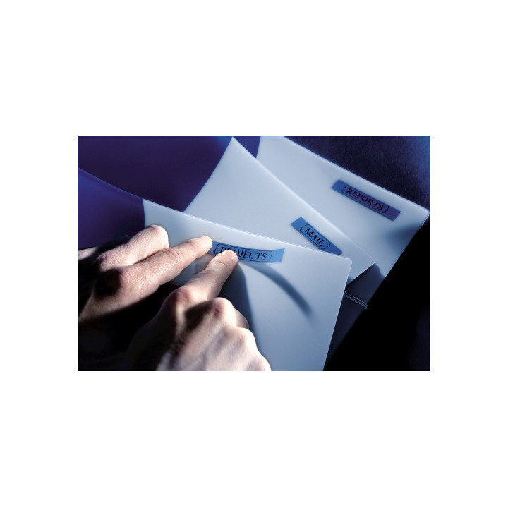 Cinta rotuladora d1 19mmx7m negro/azul dymo s0720860