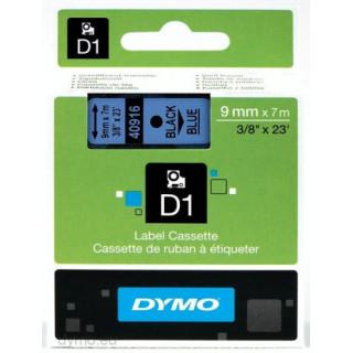 Cinta rotuladora d1 9mmx7m negro/azul dymo s0720710