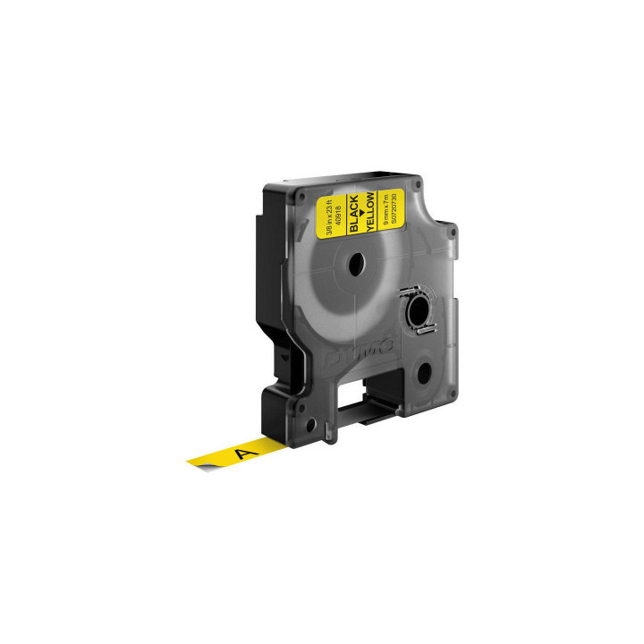 Cinta rotuladora d1 9mmx7m negro/amarillo dymo s0720730