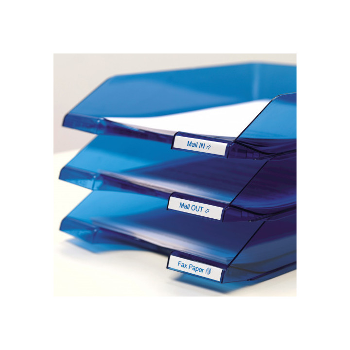 Cinta rotuladora d1 9mmx7m azul/blanco dymo s0720690