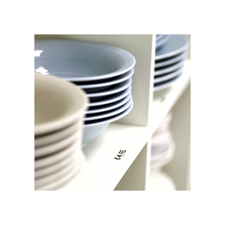 Cinta rotuladora d1 19mmx7m negro/transparente dymo s0720820