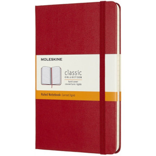 Libreta clasica tapa dura roja m (11