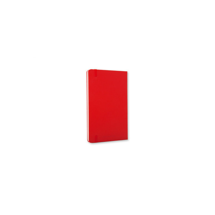 Libreta clasica tapa dura roja l (13x21cm) lisa moleskine qp062r