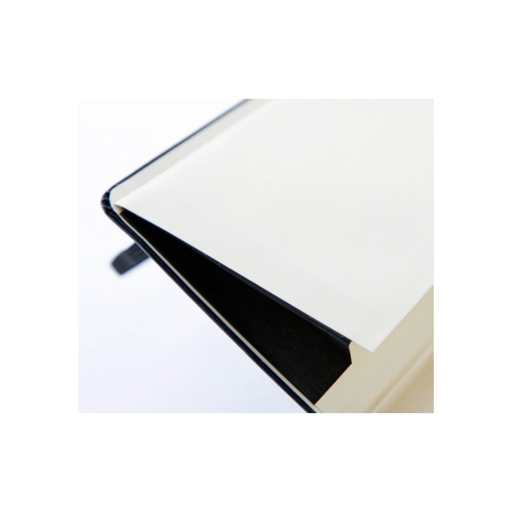Libreta clasica tapa blanda negra l (13x21cm) rayada moleskine qp616
