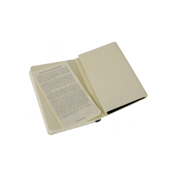 Libreta clasica tapa blanda negra p (9x14cm) rayada moleskine qp611