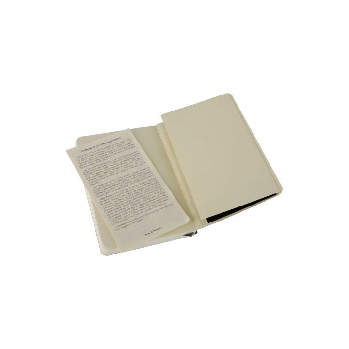 Libreta clasica tapa blanda negra p (9x14cm) lisa moleskine qp613