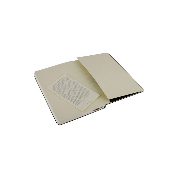 Libreta clasica tapa dura negra l (13x21cm) lisa moleskine qp062