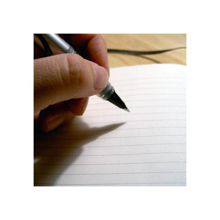 Libreta clasica tapa dura negra l (13x21cm) rayas moleskine qp060