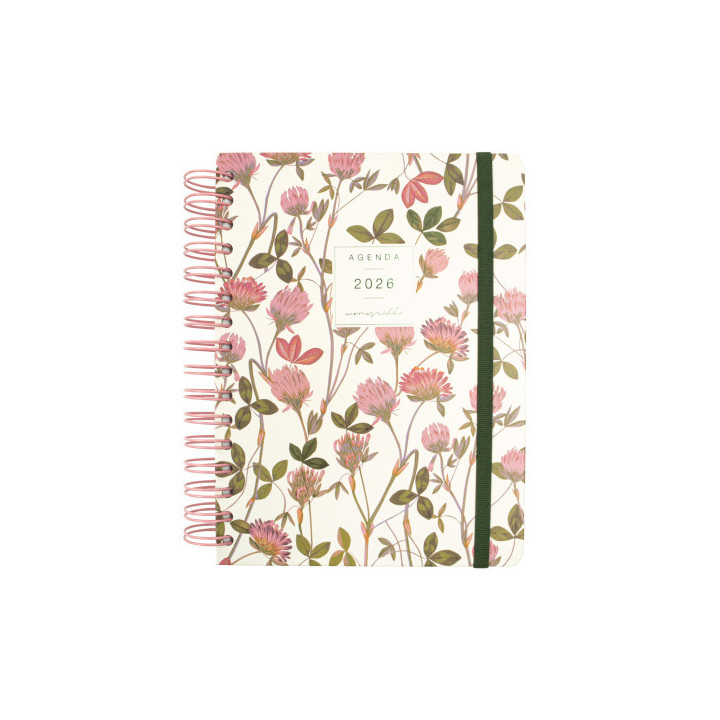 Agenda 2026 moniquilla e10 155x212mm dia pagina amapola finocam 770110126