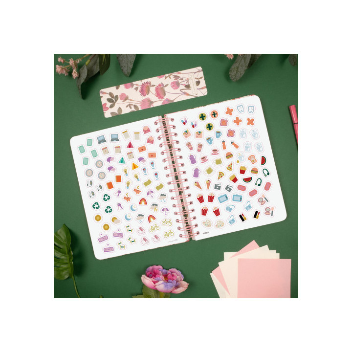 Agenda 2026 moniquilla e10 155x212mm dia pagina amapola finocam 770110126