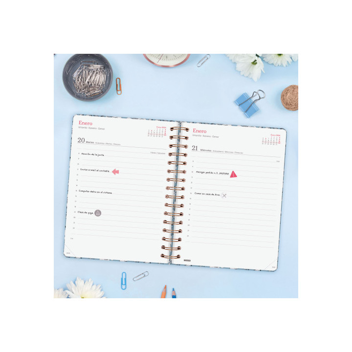 Agenda 2026 you e10 155x212mm dia pagina cotton finocam 760063126