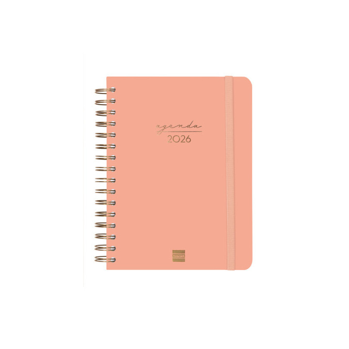Agenda 2026 trendy alma e10 155x212mm dia pagina coral finocam 762040526