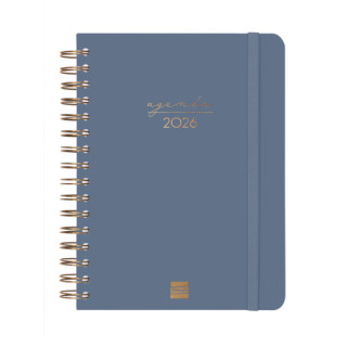 Agenda 2026 trendy alma e10 155x212mm dia pagina azul finocam 762040426
