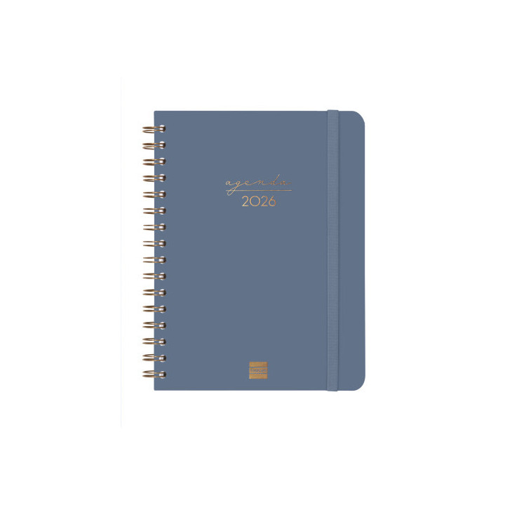 Agenda 2026 trendy alma e10 155x212mm semana vista horizontal azul finocam 762020426