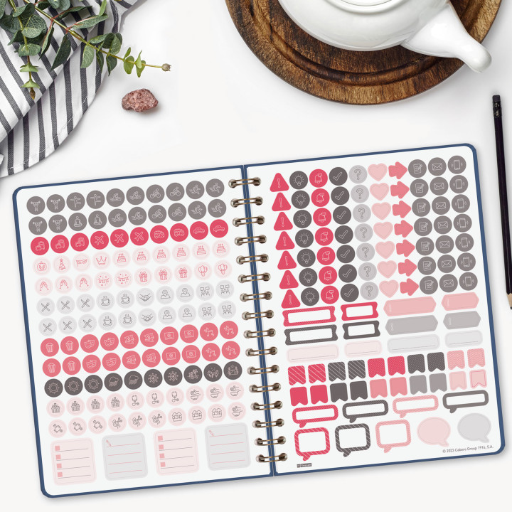 Agenda 2026 trendy alma e10 155x212mm semana vista horizontal azul finocam 762020426