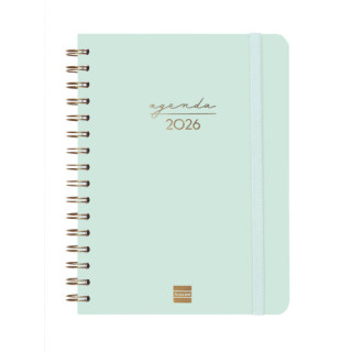 Agenda 2026 trendy alma e10 155x212mm semana vista horizontal menta finocam 762020326