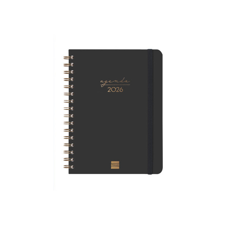 Agenda 2026 trendy alma e10 155x212mm semana vista horizontal negro finocam 762020126